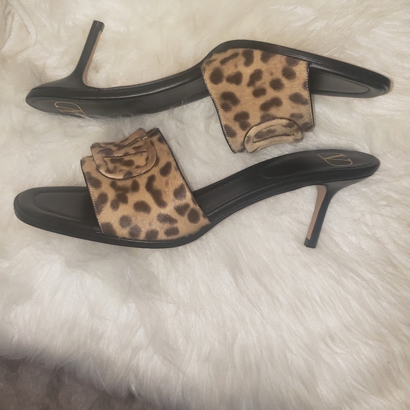 Valentino Leopard Print Vlog Mules - Picture 7 of 10